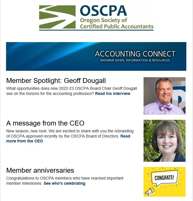 Accounting Connect enews